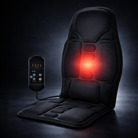 Electric Back Massager Infrared Full-Body Massage Chair Cushion Heating Vibrator Car Home Office Lumbar Neck Mattress Chair Mat Agdoad Global Store