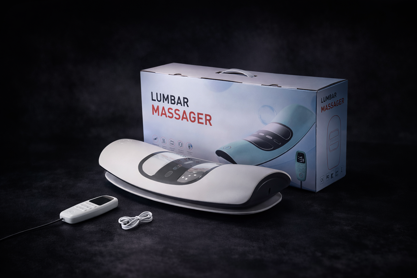 4 in 1 Lumbar Traction Device with Dynamic Airbag Traction Back Stretcher Adjustable Waist Back Massager for Muscle Relax Stone's Store