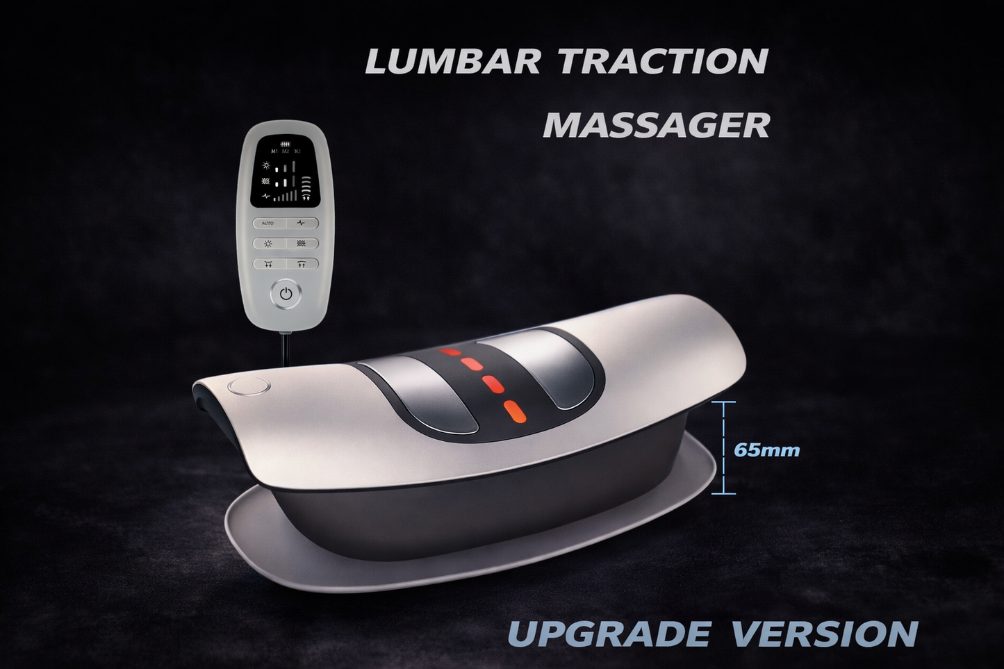 4 in 1 Lumbar Traction Device with Dynamic Airbag Traction Back Stretcher Adjustable Waist Back Massager for Muscle Relax Stone's Store