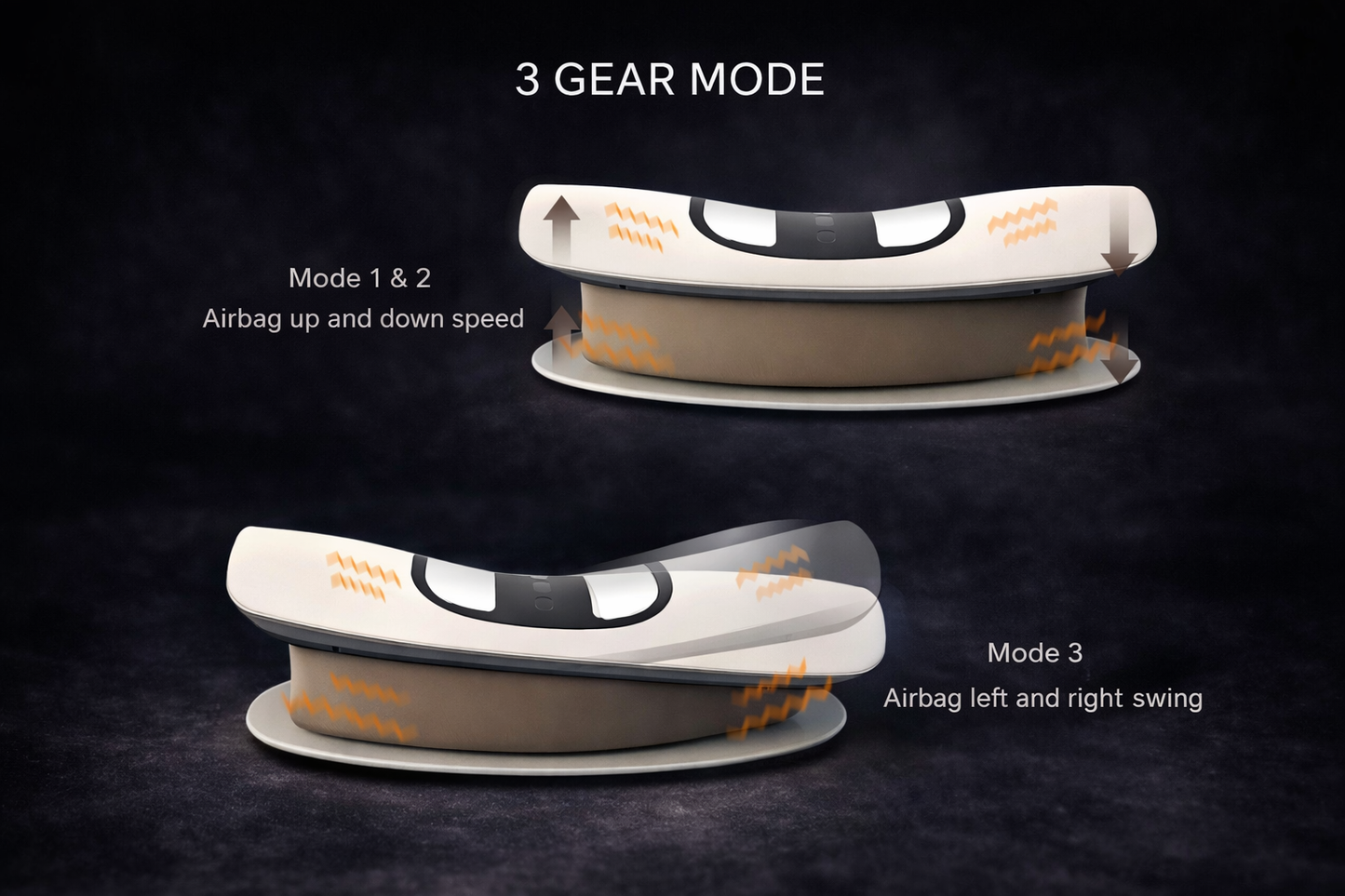 4 in 1 Lumbar Traction Device with Dynamic Airbag Traction Back Stretcher Adjustable Waist Back Massager for Muscle Relax Stone's Store