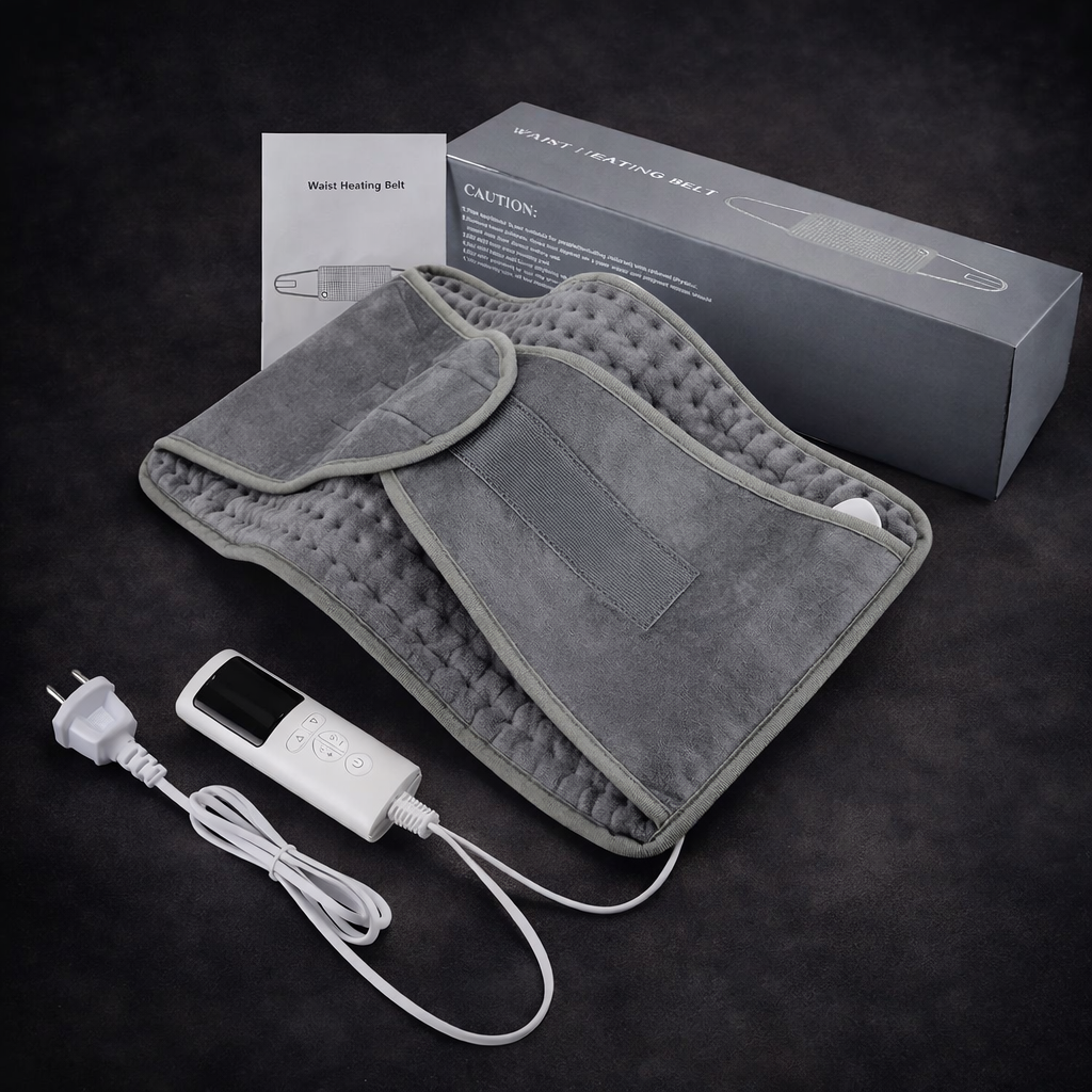 Electric Heating Waist Belt Warm Thermal Pad Office Home Temperature Control Waist Belt Warming Back Hand Warmer Beauty-Health Store