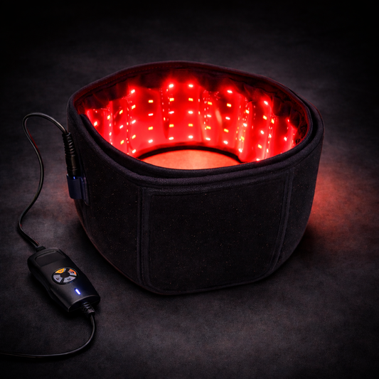 LED Phototherapy Massage Belt Red Light Hot Compress 850nm 660nm Body Shaping Weight Loss And Relaxation Back Pain Relief Stone's Store
