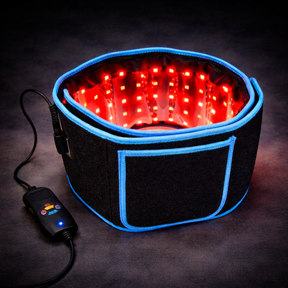 LED Phototherapy Massage Belt Red Light Hot Compress 850nm 660nm Body Shaping Weight Loss And Relaxation Back Pain Relief Stone's Store
