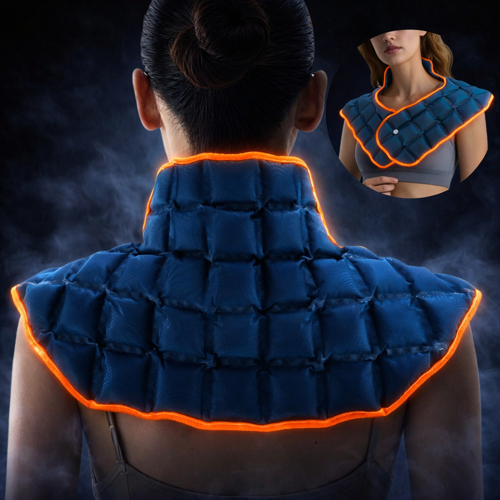 Reusable Gel Ice Pack for Neck Shoulder Hot & Cold Wrap for Body Joints Sports Injuries First Aid Cooling Brace Heating Pad MsDear Beauty Store