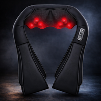 Shiatsu Neck and Shoulder Massager Heated Back Massager U Shape Deep Kneading Electric Massage Pillow For Neck Waist Leg Body Health And Beauty Super Discount Store