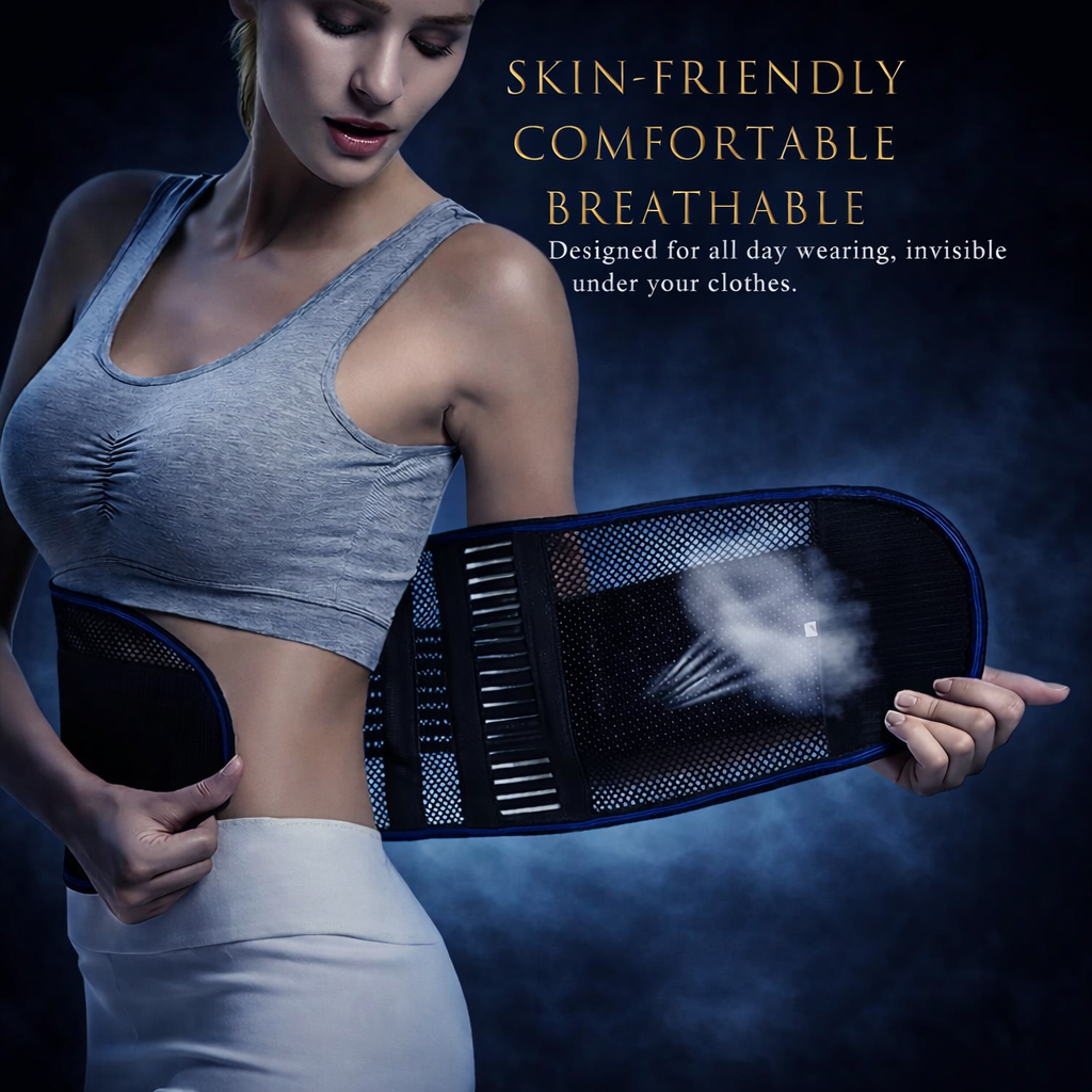Lumbar Support Belt Compression Waist Support Belt Breathable Mesh Lower Back Brace Adjustable Elastic Pain Relief Spine Support Daylight's Market