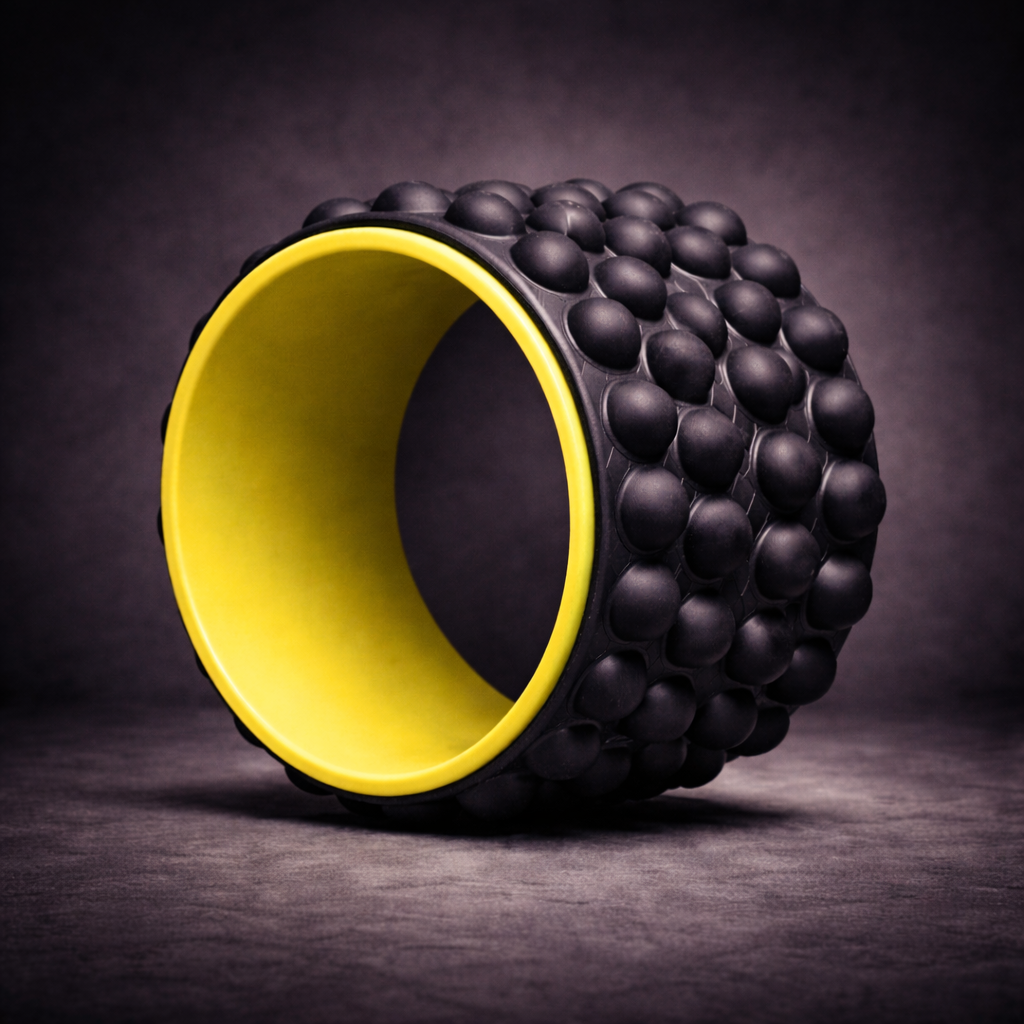 New Premium Foam Yoga Massage Roller Yoga Wheel Back Stretcher Back Massager for Back Pain Relief Gym Home Fitness Equipment ZONGKUNG Healthy Store