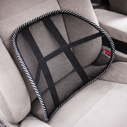 Car Seat Chair Back Cushion Mesh Lumbar Back Brace Car Seat Chair Cushion Massage Back Cushion Pad Support Home Office EAFC Car Store