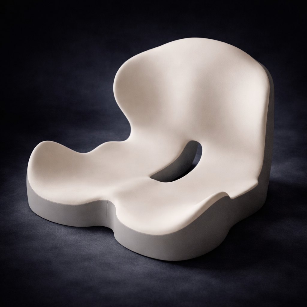 Memory Foam One-piece Cushion Office Cushion Hip Beautification Spine Relief And Waist Support Cushion Daylight's Market