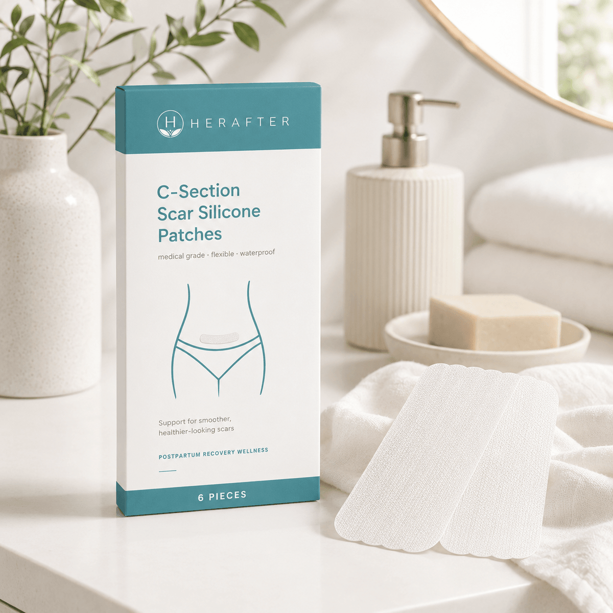 Soothing Silicone Scar Patches Herafter