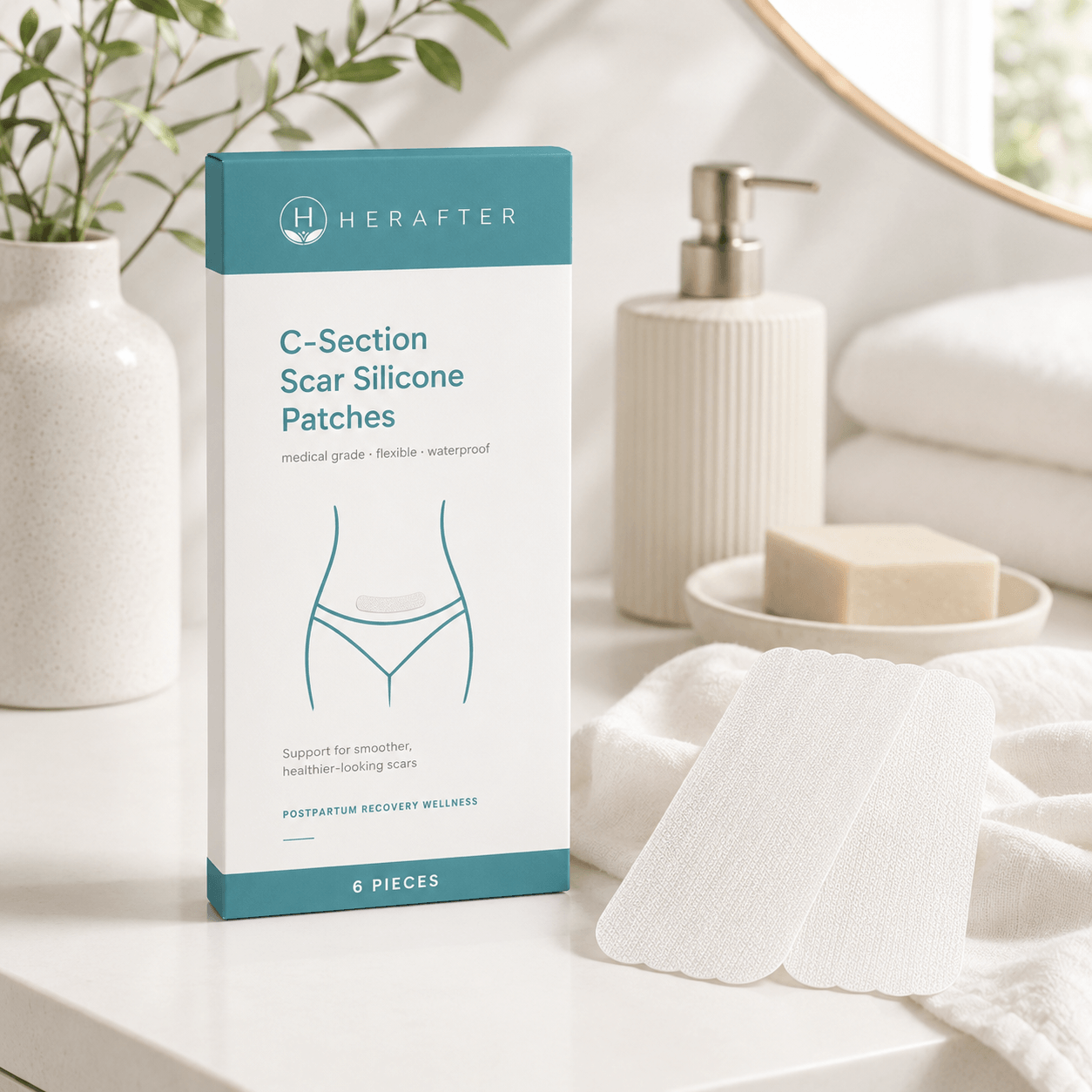 Soothing Silicone Scar Patches Herafter