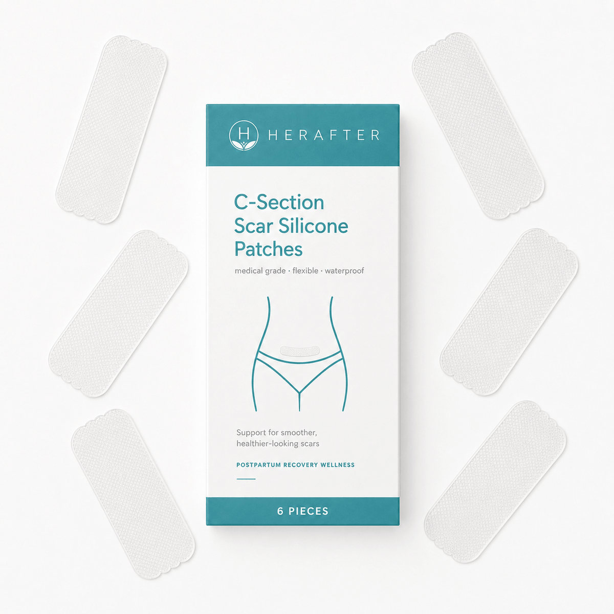 Soothing Silicone Scar Patches Herafter