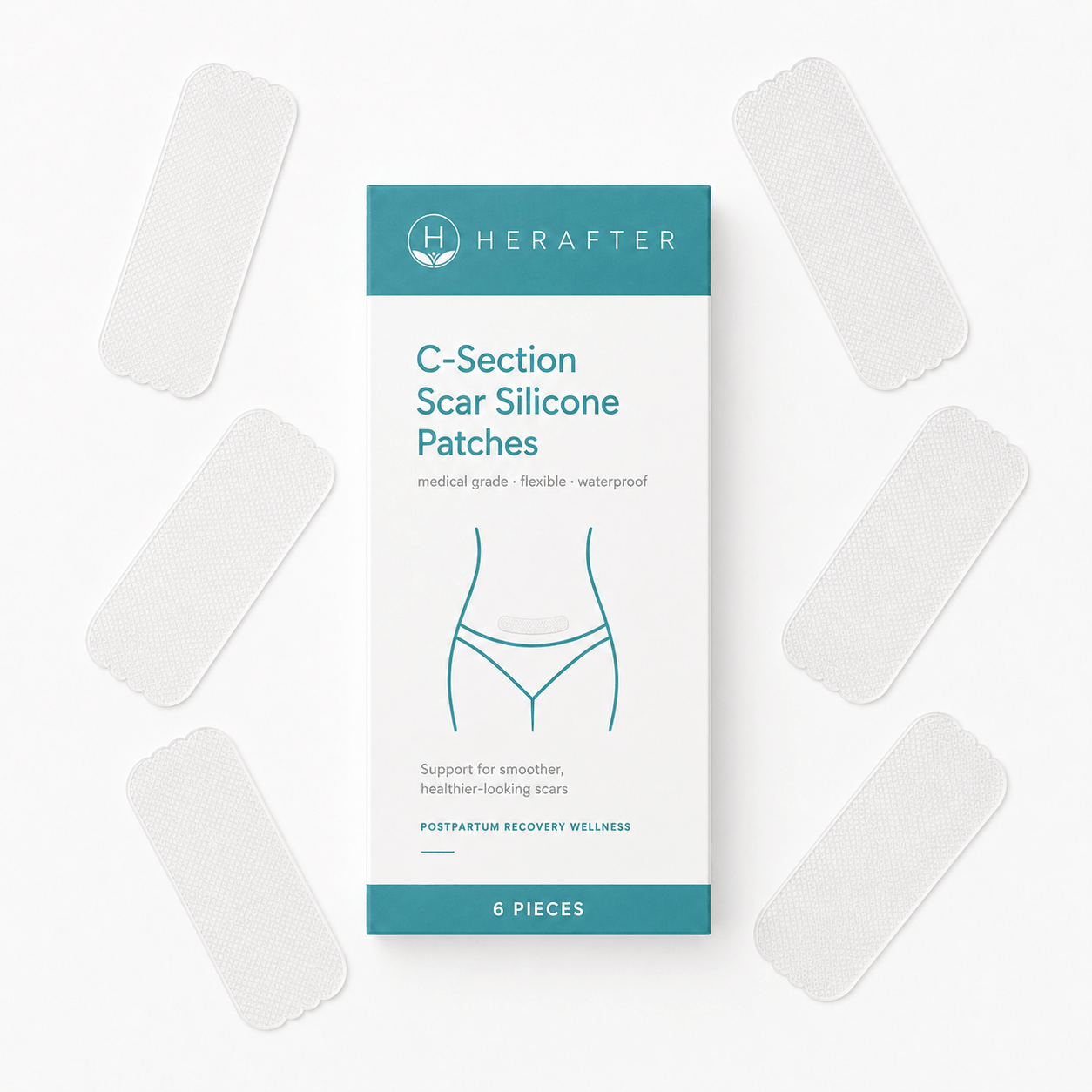 Soothing Silicone Scar Patches Herafter