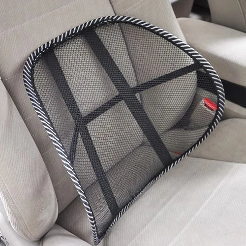 Car Seat Chair Back Cushion Mesh Lumbar Back Brace Car Seat Chair Cushion Massage Back Cushion Pad Support Home Office EAFC Car Store