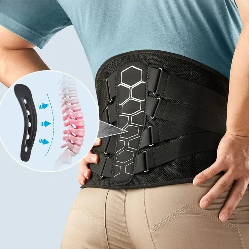 Back Brace for Lower Back Pain, Sciatica, Herniated Disc, Scoliosis, Back Support Belt with Soft Pad, Lightweight Lumbar Support Shop1102901214 Store