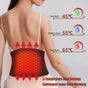 1PC Electric Heated Waist Support Brace Pain Relief Lumbar Heating Pad USB Charging Magnetic Therapy Back Waist Massage Band Shop1103882164 Store