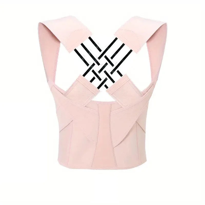 Back Brace Posture Corrector for Women and Men, Shoulder Straightener Adjustable Full Back Support Upper and Lower Pain Relief Value Ville Store