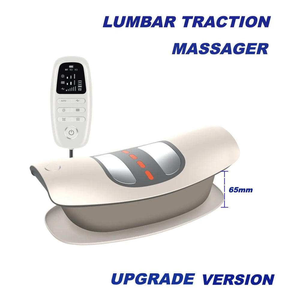 4 in 1 Lumbar Traction Device with Dynamic Airbag Traction Back Stretcher Adjustable Waist Back Massager for Muscle Relax Stone's Store