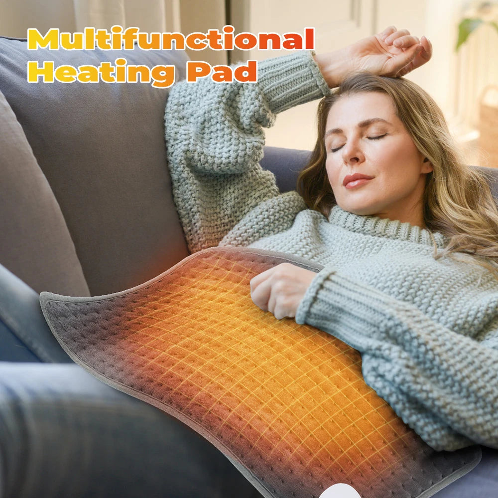 58*29CM Electric Heating Pad Heating Blanket with thermostat Hot Pad for Menstrual Cramps Waist Back Pain Relief Winter Heater Ms.Dear Official Store